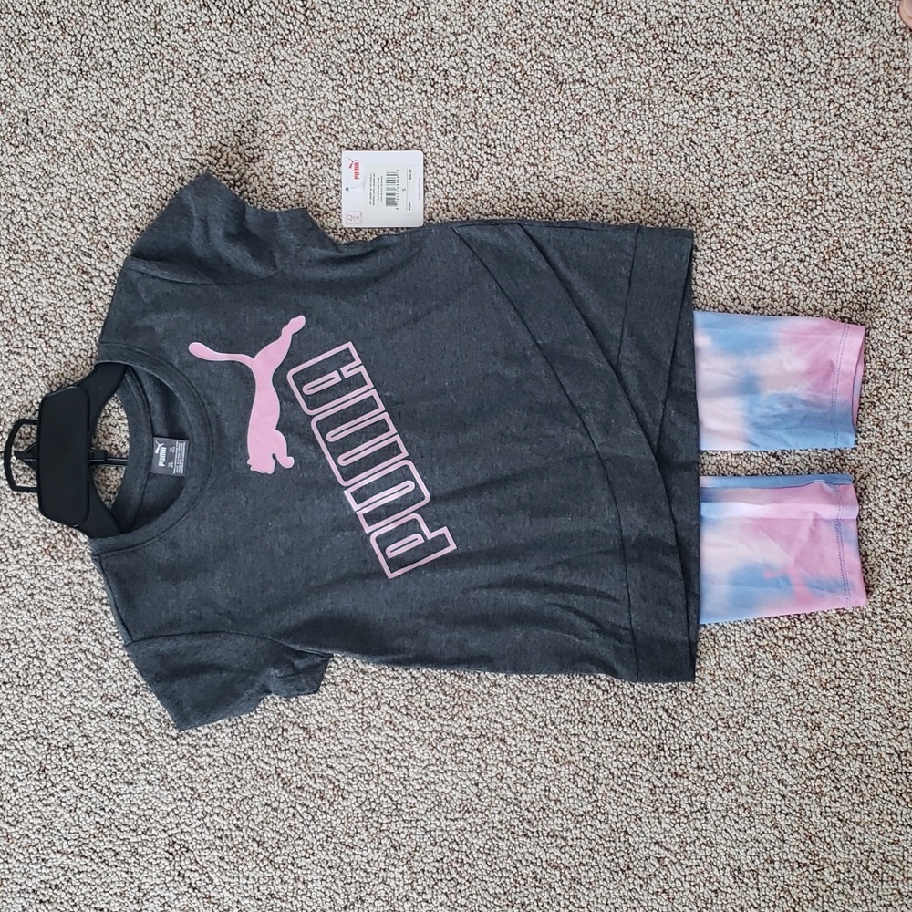NWT Girls small Puma 2 piece set